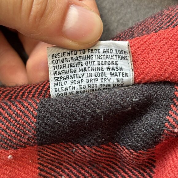 Vintage Cooper Collections Salties M Zip Off Jean Jacket Flannel Liner WPL 5924 - Picture 6 of 15